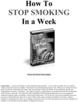 Thumbnail Stop smoking with in a week.